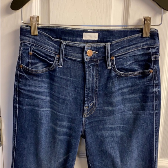 Mother The pony boy ankle Fray crop jeans - Picture 5 of 9